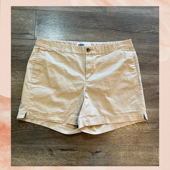 Old Navy Shorts Old Navy Khaki Everyday Casual Shorts Poshmark